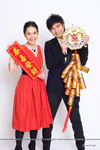 2010年 钟欣桐 古巨基 新年宣传照