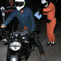 Katy Perry 和 Orlando Bloom 一起离开餐厅