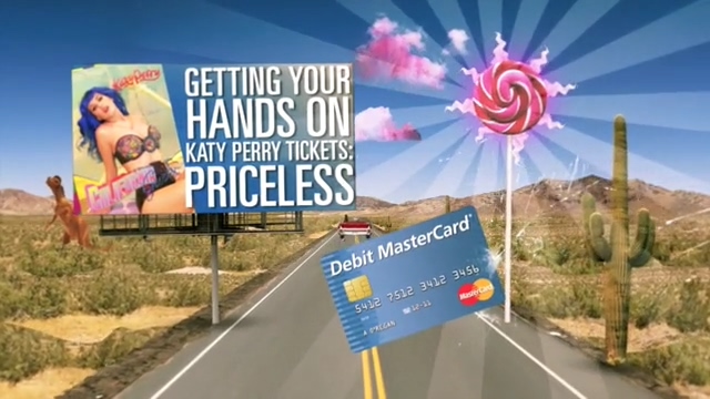 Katy Perry 万事达联名广告