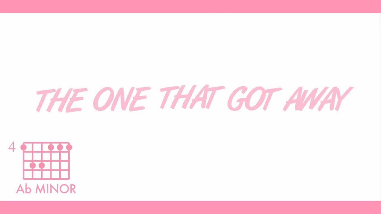 The One That Got Away (Acoustic) 官方吉他谱&歌词视频