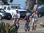 Katy Perry and Orlando Bloom go on bike ride with kids