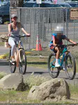 Katy Perry and Orlando Bloom go on bike ride with kids