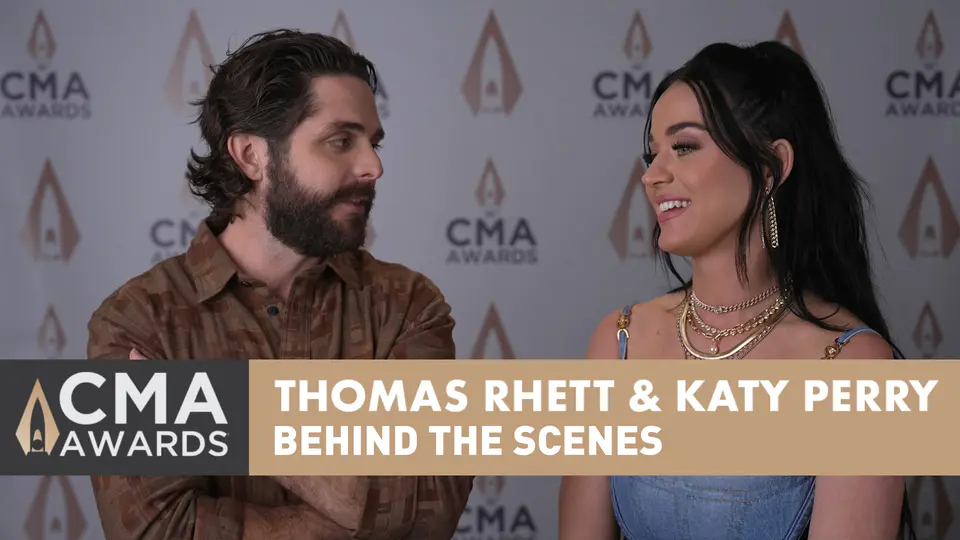 Thomas Rhett & Katy Perry - 第56届CMA乡村音乐奖 幕后花絮