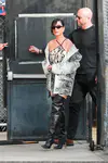 到达"Jimmy Kimmel Live"录制现场