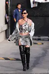 到达"Jimmy Kimmel Live"录制现场