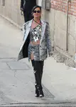 到达"Jimmy Kimmel Live"录制现场