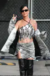 到达"Jimmy Kimmel Live"录制现场