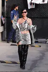 到达"Jimmy Kimmel Live"录制现场