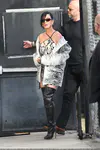 到达"Jimmy Kimmel Live"录制现场