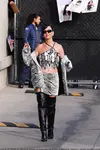 到达"Jimmy Kimmel Live"录制现场