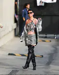 到达"Jimmy Kimmel Live"录制现场