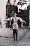 到达"Jimmy Kimmel Live"录制现场