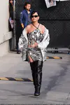 到达"Jimmy Kimmel Live"录制现场