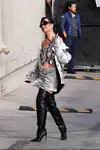 到达"Jimmy Kimmel Live"录制现场