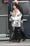 到达"Jimmy Kimmel Live"录制现场