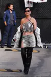 到达"Jimmy Kimmel Live"录制现场