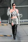到达"Jimmy Kimmel Live"录制现场