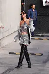 到达"Jimmy Kimmel Live"录制现场