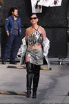 到达"Jimmy Kimmel Live"录制现场