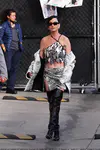 到达"Jimmy Kimmel Live"录制现场