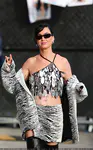 到达"Jimmy Kimmel Live"录制现场