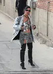 到达"Jimmy Kimmel Live"录制现场