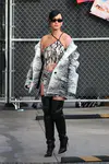 到达"Jimmy Kimmel Live"录制现场