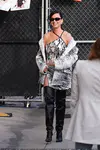 到达"Jimmy Kimmel Live"录制现场