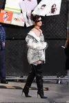 到达"Jimmy Kimmel Live"录制现场