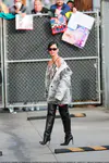 到达"Jimmy Kimmel Live"录制现场