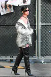 到达"Jimmy Kimmel Live"录制现场