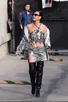 到达"Jimmy Kimmel Live"录制现场