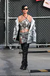 到达"Jimmy Kimmel Live"录制现场