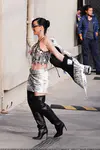 到达"Jimmy Kimmel Live"录制现场