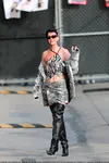 到达"Jimmy Kimmel Live"录制现场