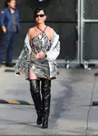 到达"Jimmy Kimmel Live"录制现场