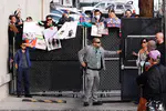 到达"Jimmy Kimmel Live"录制现场