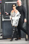 到达"Jimmy Kimmel Live"录制现场