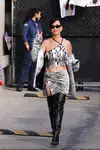 到达"Jimmy Kimmel Live"录制现场