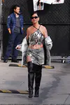 到达"Jimmy Kimmel Live"录制现场