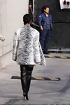 到达"Jimmy Kimmel Live"录制现场