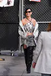 到达"Jimmy Kimmel Live"录制现场