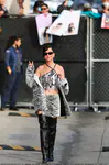 到达"Jimmy Kimmel Live"录制现场
