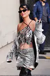 到达"Jimmy Kimmel Live"录制现场