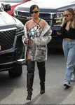 到达"Jimmy Kimmel Live"录制现场