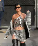 到达"Jimmy Kimmel Live"录制现场