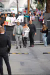 到达"Jimmy Kimmel Live"录制现场