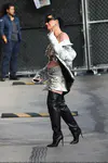 到达"Jimmy Kimmel Live"录制现场