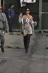 到达"Jimmy Kimmel Live"录制现场