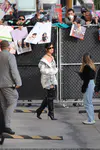 到达"Jimmy Kimmel Live"录制现场